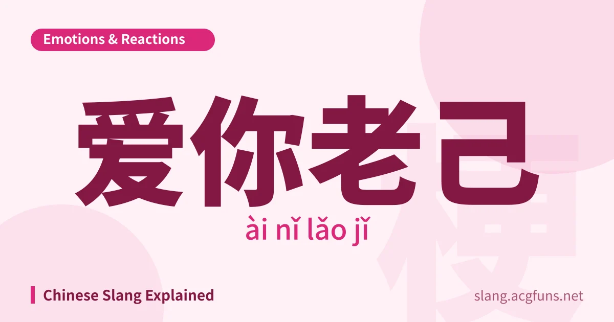 爱你老己 (ài nǐ lǎo jǐ)