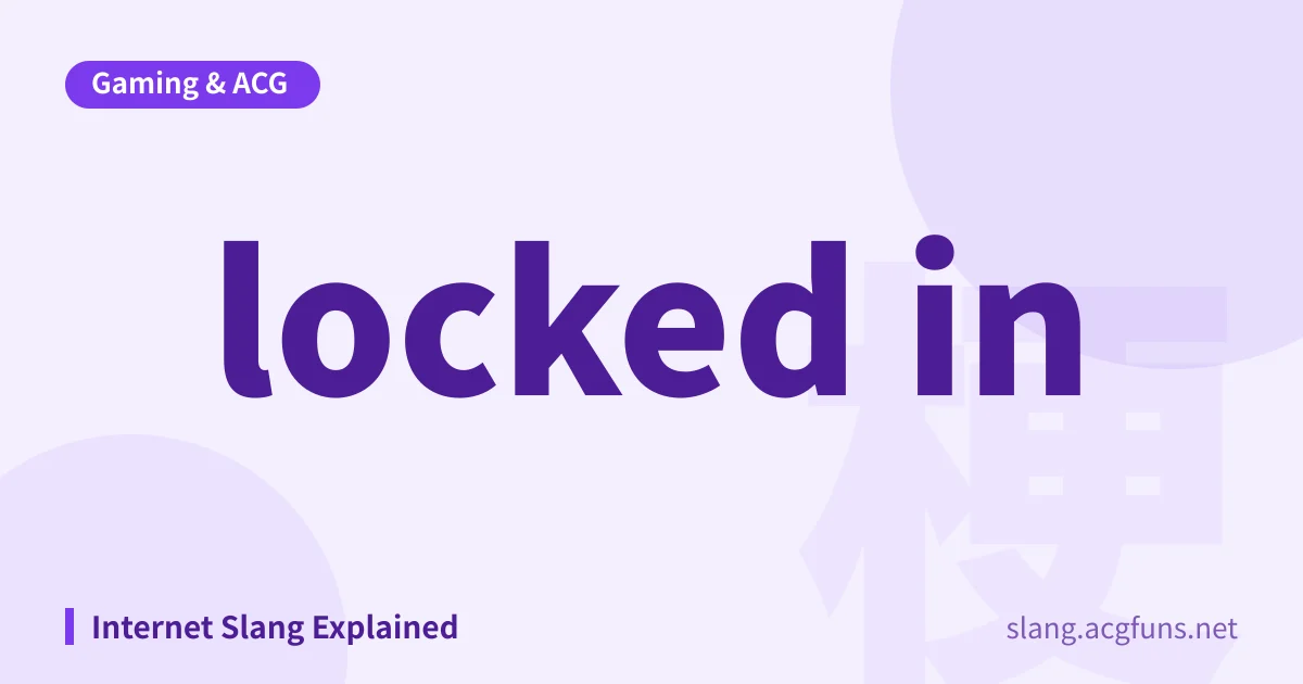 locked in ()
